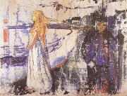 Edvard Munch Take leave painting